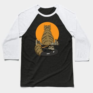 Cat City Travel Baseball T-Shirt